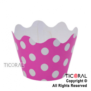 LUNARES FUCSIA PORTA CUPCAKES x 12